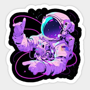 astronaut Sticker